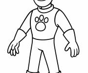 Coloriage Martin Kratt dans un costume de puissance