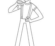 Coloriage Personnage aimable de Wild Kratts