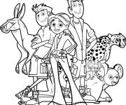 Coloriage Personnages de Fr&egrave;res Kratt