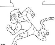 Coloriage et dessins gratuit Pouvoir de Chetaah Fr&egrave;res Kratt à imprimer