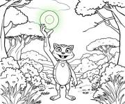 Coloriage Pouvoir des animaux Fr&egrave;res Kratt