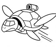 Coloriage Tortuga de Fr&egrave;res Kratt