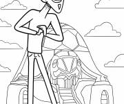 Coloriage Zachary Varmitech de Wild Kratts