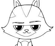 Coloriage Catrat de Gabby chat