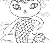 Coloriage Chat MerCat en toute beaut&eacute;