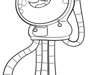 Coloriage et dessins gratuit DJ Catnip de Gabby Chat à imprimer