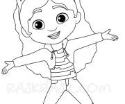 Coloriage Fille personnage de maison magique de Gabby