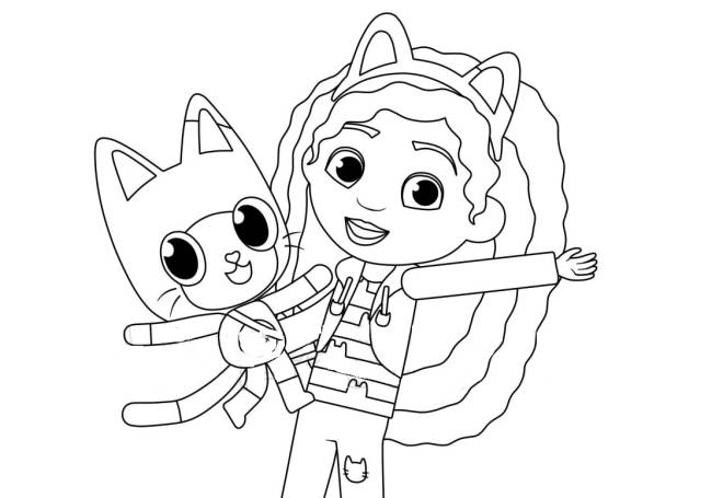 Dessin Gabby Chat A Imprimer