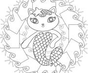 Coloriage La belle MerCat