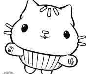 Coloriage et dessins gratuit Le chat Cakey de Gabby chat à imprimer