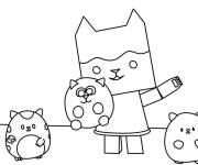 Coloriage Les amis mignons de Gabby