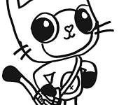 Coloriage Pandy Pattes de Gabby's Dollhouse