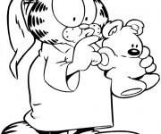 Coloriage Garfield à imprimer