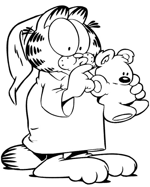Coloriage et dessins gratuits Garfield à imprimer à imprimer