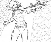 Coloriage Coloriage pour fille du GI-Joe