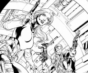 Coloriage GI-Joe film dessin gratuit