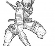 Coloriage GI-Joe les yeux de serpent gratuit