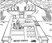 Coloriage La guerre de fus&eacute;es