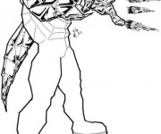 Coloriage Un robot soldat en ligne