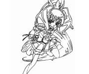 Coloriage April Glitter Spring