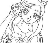Coloriage Belle star de Force scintillante