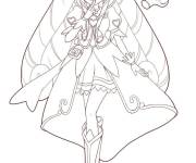 Coloriage Doki Doki de Glitter Force