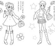 Coloriage Fashionista de Glitter Force