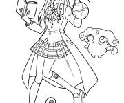 Coloriage F&eacute;e Chlo&eacute; a laboratoire