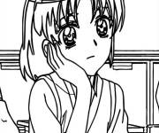 Coloriage F&eacute;e de Glitter Force &agrave; l'&eacute;cole