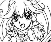 Coloriage F&eacute;e de Glitter Force en col&egrave;re