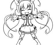 Coloriage F&eacute;e de paillettes Glitter Force
