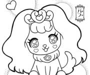Coloriage F&eacute;e en peluche trop mignon de l'anime Glitter Force