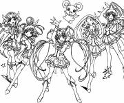 Coloriage F&eacute;e Jubiland de l'anime
