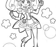 Coloriage F&eacute;e Nao en dansant