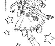 Coloriage F&eacute;e Yayoi de Glitter Force