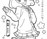 Coloriage F&eacute;e Yayoi Kise