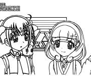 Coloriage F&eacute;es Miyuki et Yayoi de Glitter Force