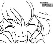 Coloriage Force de paillettes Breeze
