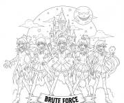 Coloriage Force Scintillante Brute