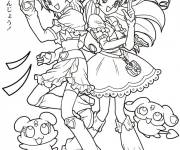 Coloriage Glitter Force &agrave; t&eacute;l&eacute;charger