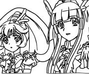 Coloriage Glitter Force cartoon