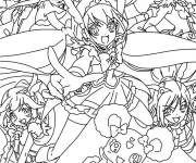 Coloriage Glitter Force de paillette