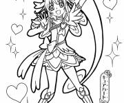Coloriage Glitter Force Yayoi Kise