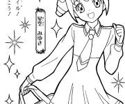 Coloriage Hoshizora Miyuki de Glitter Force