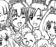 Coloriage Image de Glitter Force