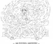 Coloriage L'&Eacute;clat de Kelsey de Glitter Force