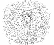 Coloriage La joie p&eacute;tillante de Lily
