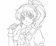 Coloriage La puissance de l'amiti&eacute; de Glitter Force