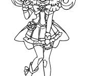 Coloriage Lily de Glitter Force