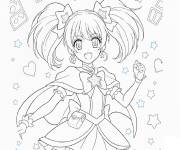 Coloriage Personnage principal de Glitter Force